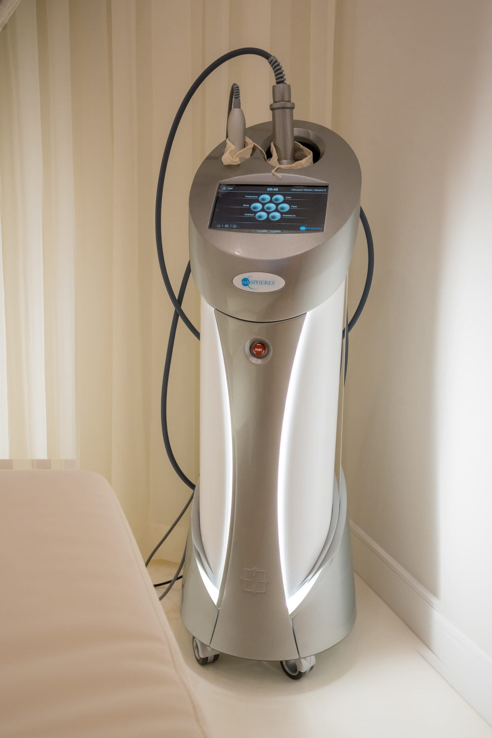 Endospheres Therapy for muscle recovery spa treatment