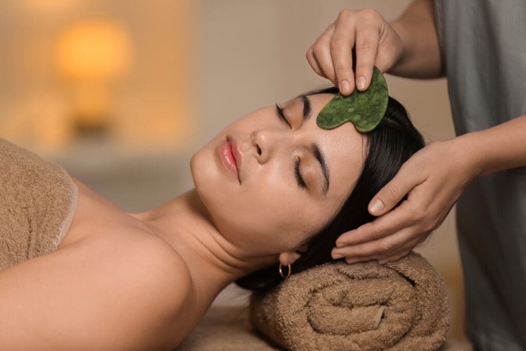 Gua Sha therapy skin health professional facial