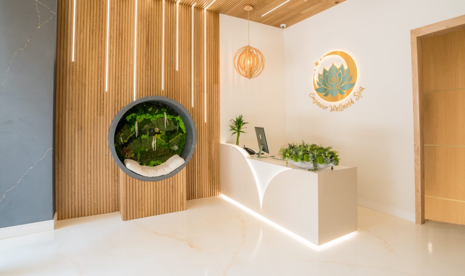 Empower Wellness Spa treatment room and services — sauna and recovery therapies