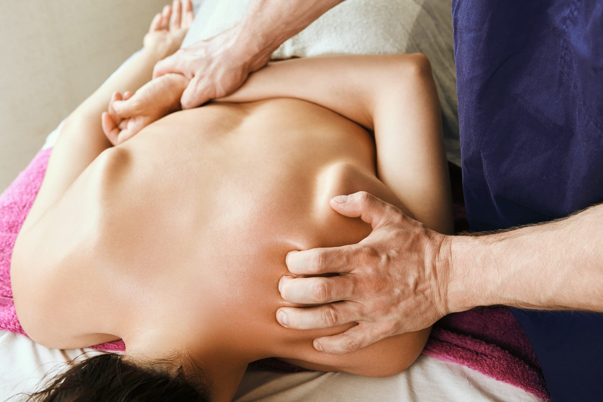 deep tissue massage therapy for desk tension Empower Wellness Spa