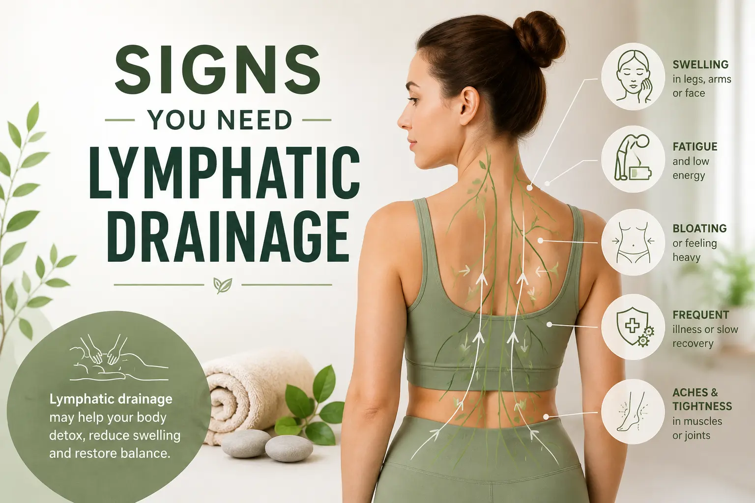 signs you need lymphatic drainage